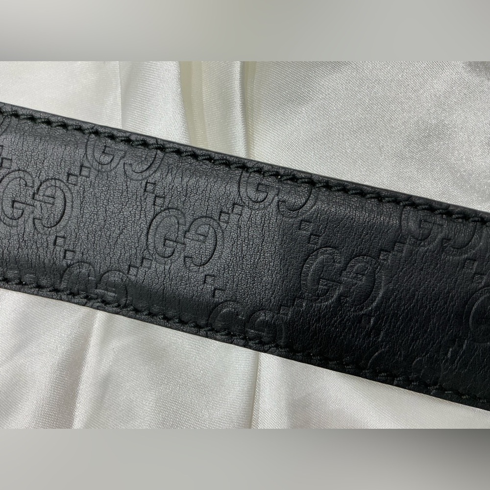 Authentic GUCCI GG monogram leather belt🌹🌹 - Picture 12 of 14